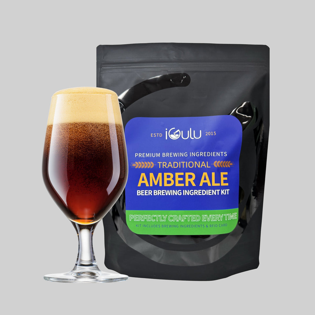 Premium Homebrew Ingredient Kit for Crafting Traditional Amber Ale from iGulu UK