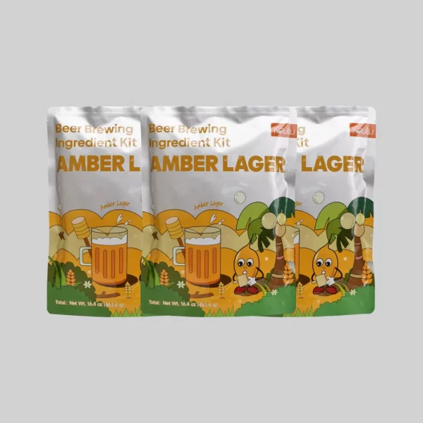 iGulu Amber Lager Beer Brewing Ingredient Kit - Image 4